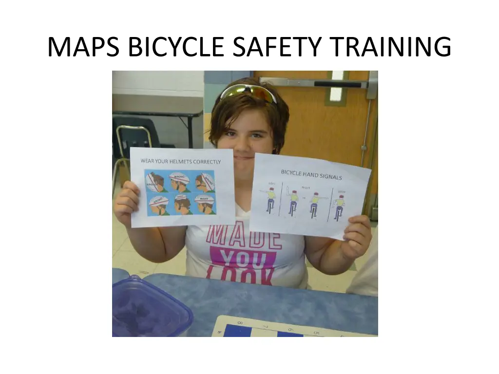 maps bicycle safety training