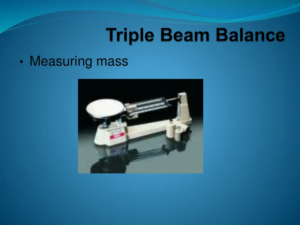 measuring mass