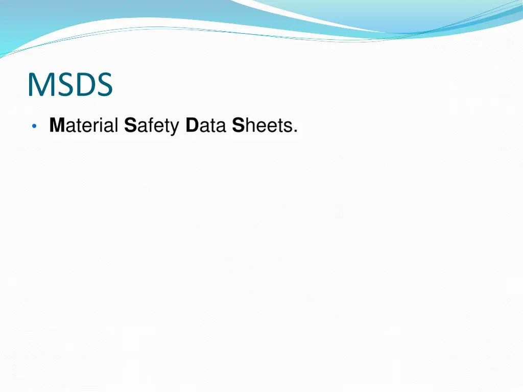 msds m aterial s afety d ata s heets