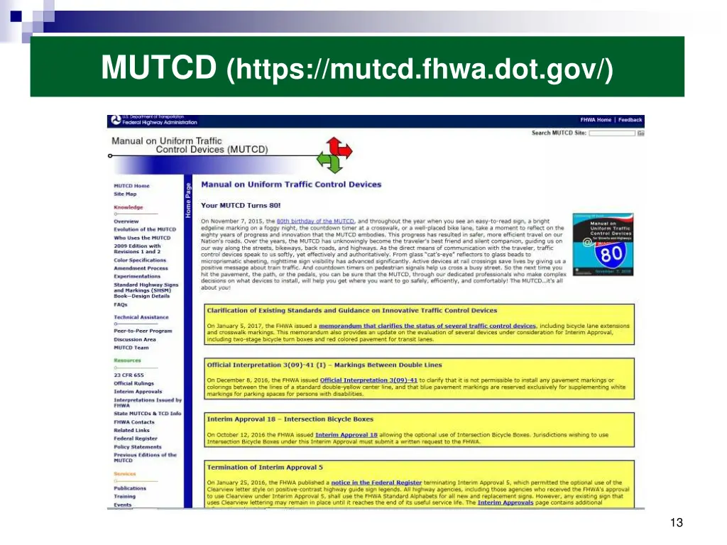 mutcd https mutcd fhwa dot gov