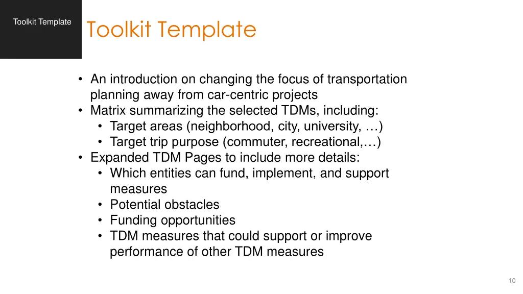 toolkit template