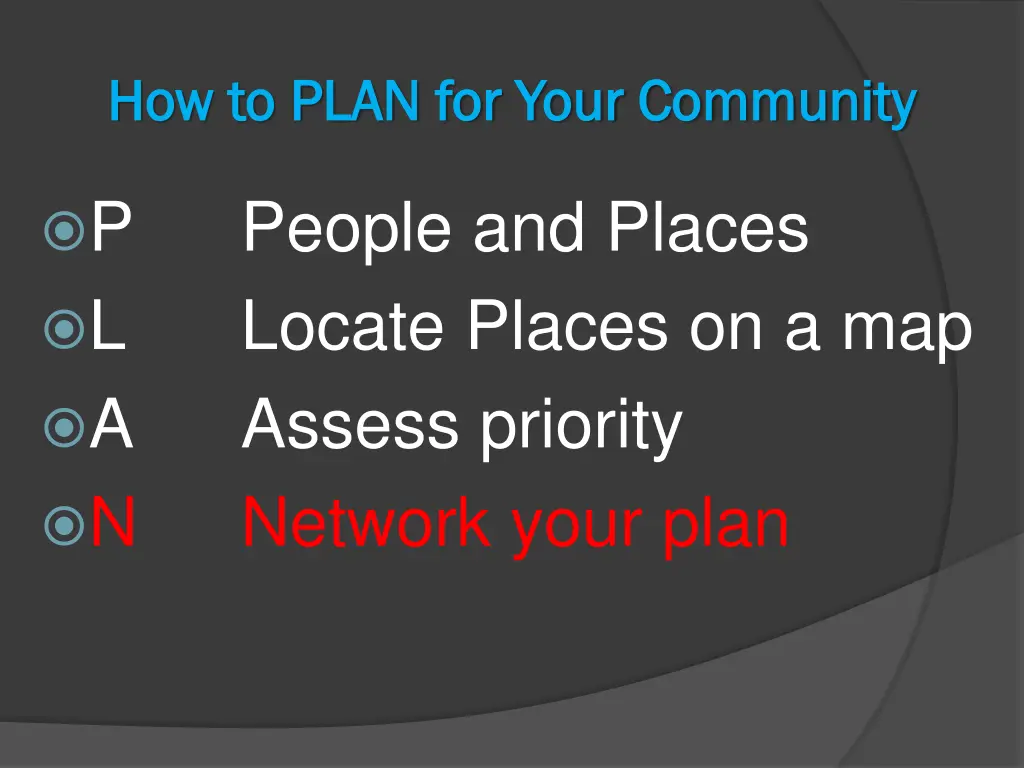 how to plan for your community how to plan 3