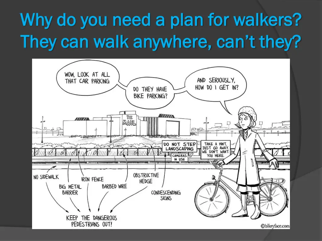 why do you need a plan for walkers