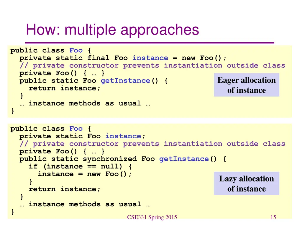 how multiple approaches