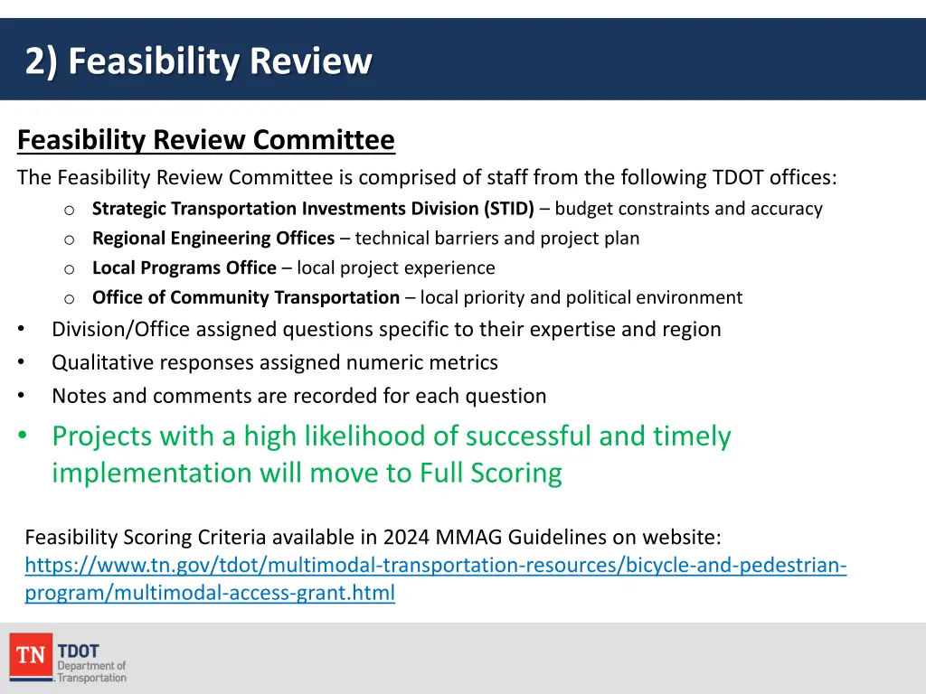 2 feasibility review