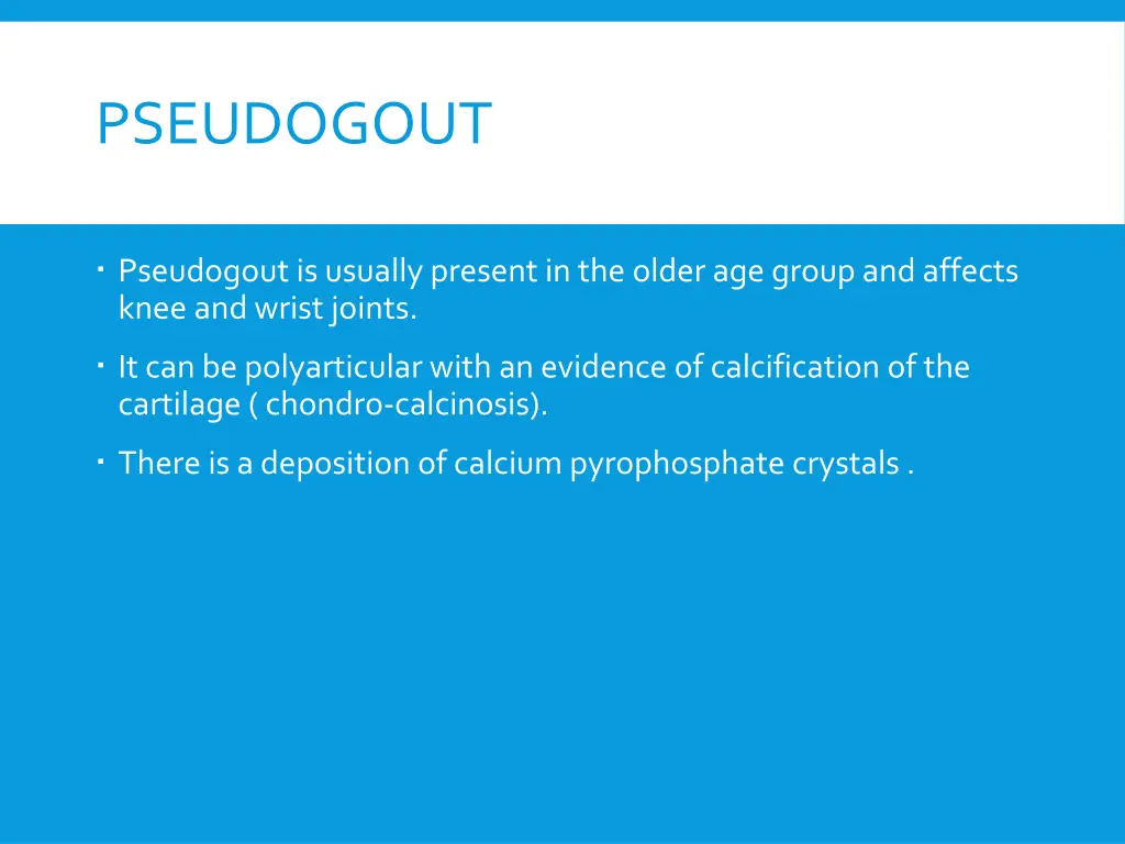 pseudogout