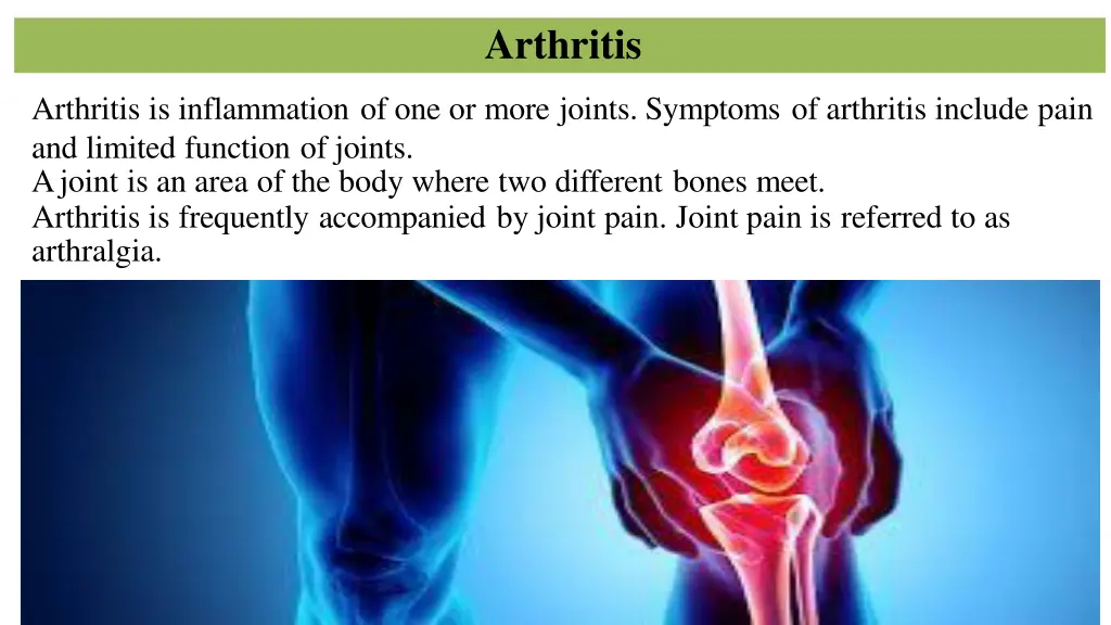 arthritis