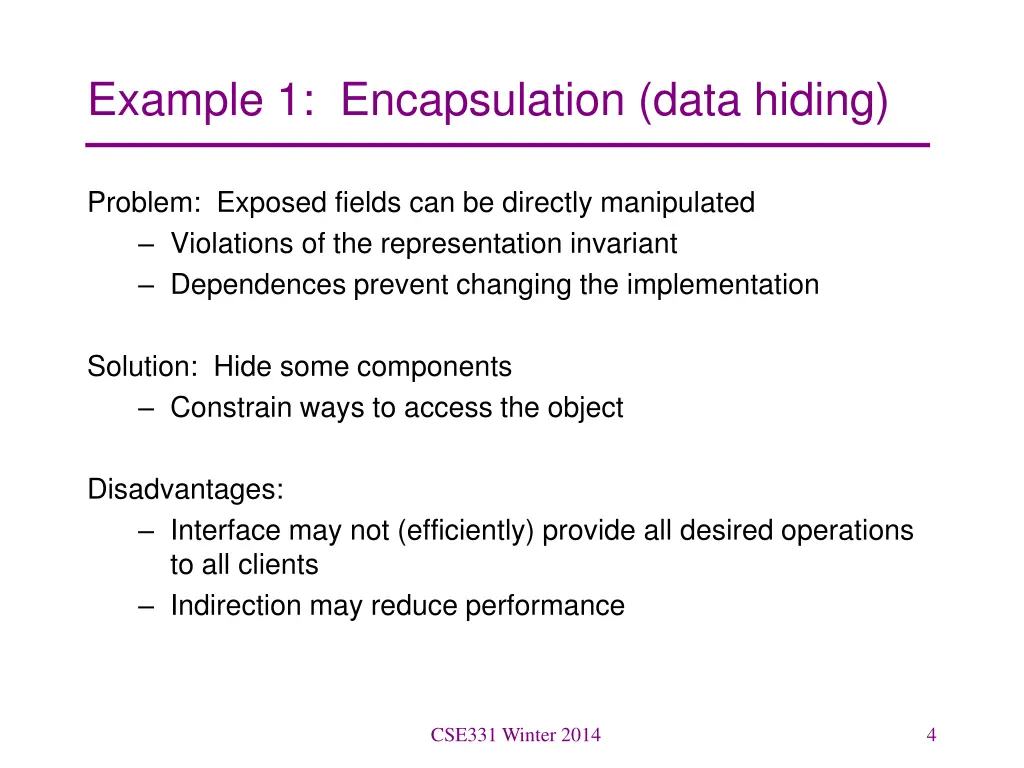 example 1 encapsulation data hiding