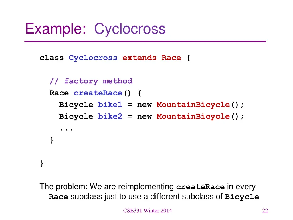 example cyclocross