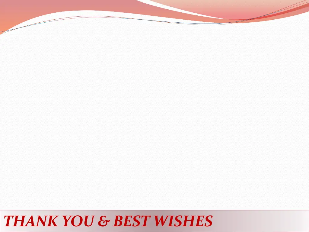 thank you best wishes