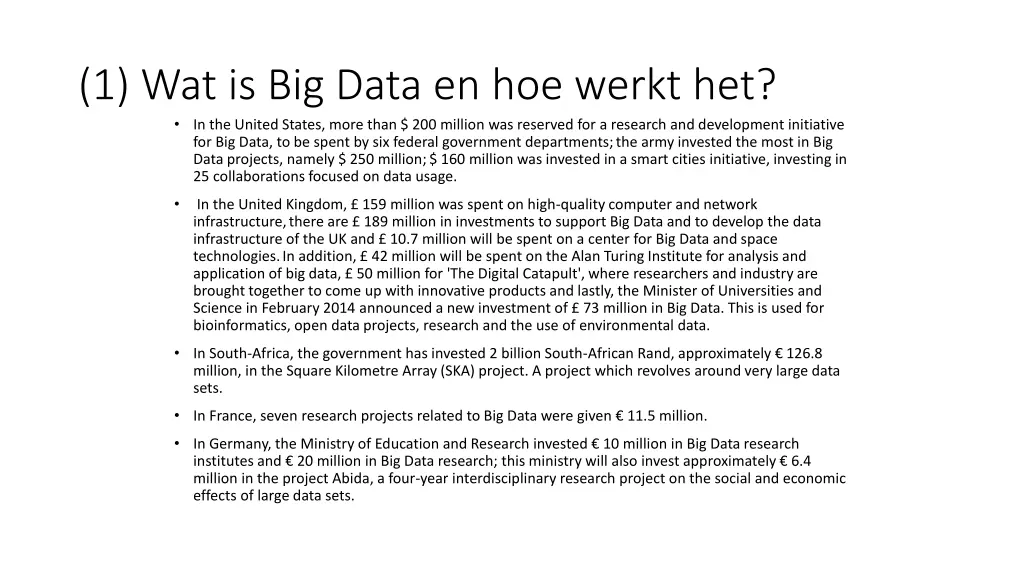 1 wat is big data en hoe werkt het in the united