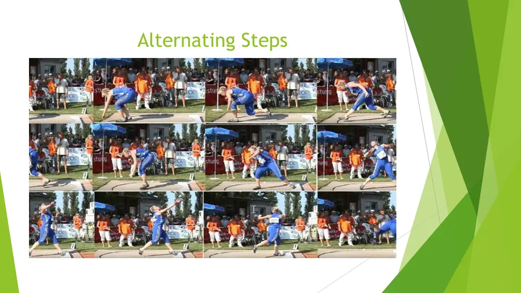 alternating steps