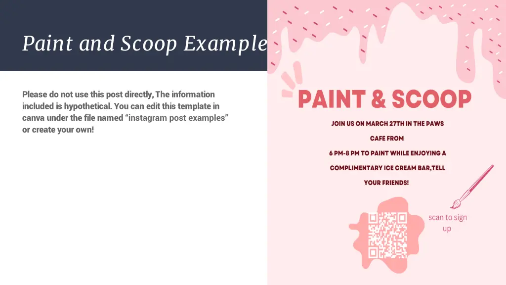 paint and scoop example