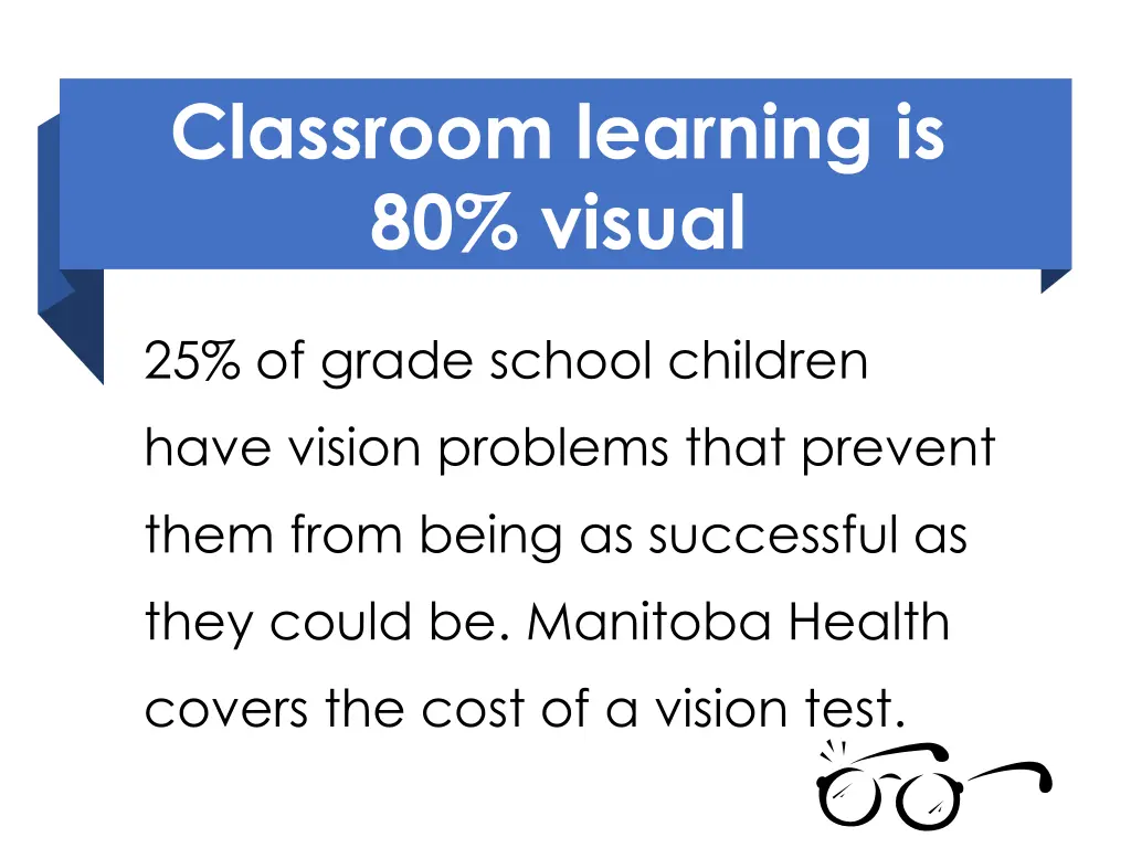 classroom learning is 80 visual