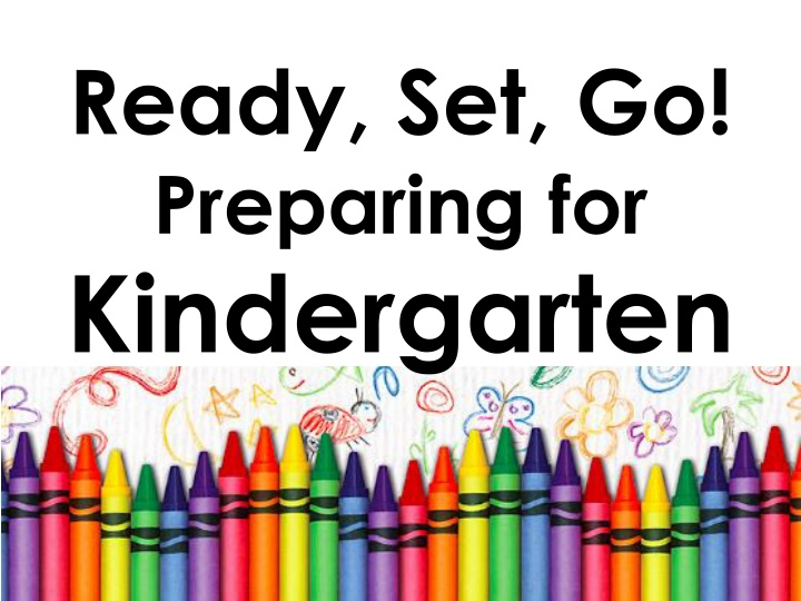 ready set go preparing for kindergarten