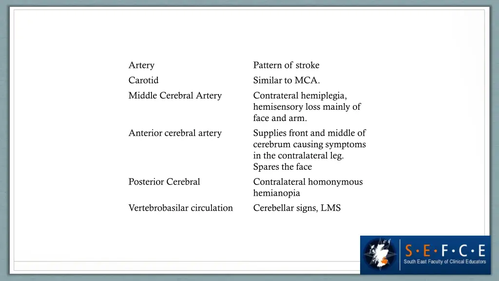 artery carotid middle cerebral artery