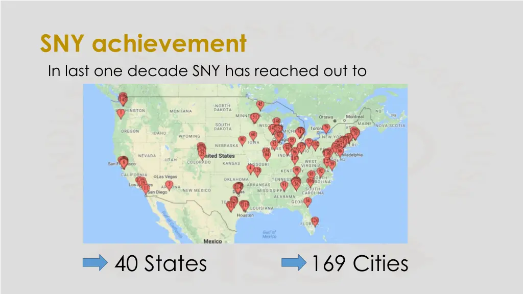 sny achievement in last one decade