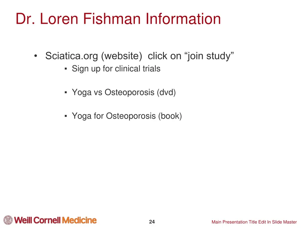 dr loren fishman information