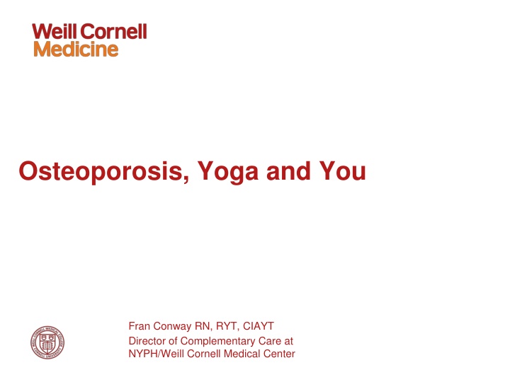 osteoporosis yoga and you