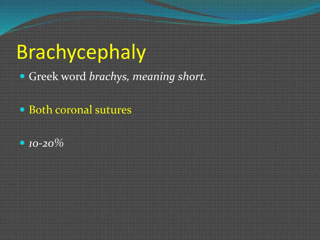 brachycephaly