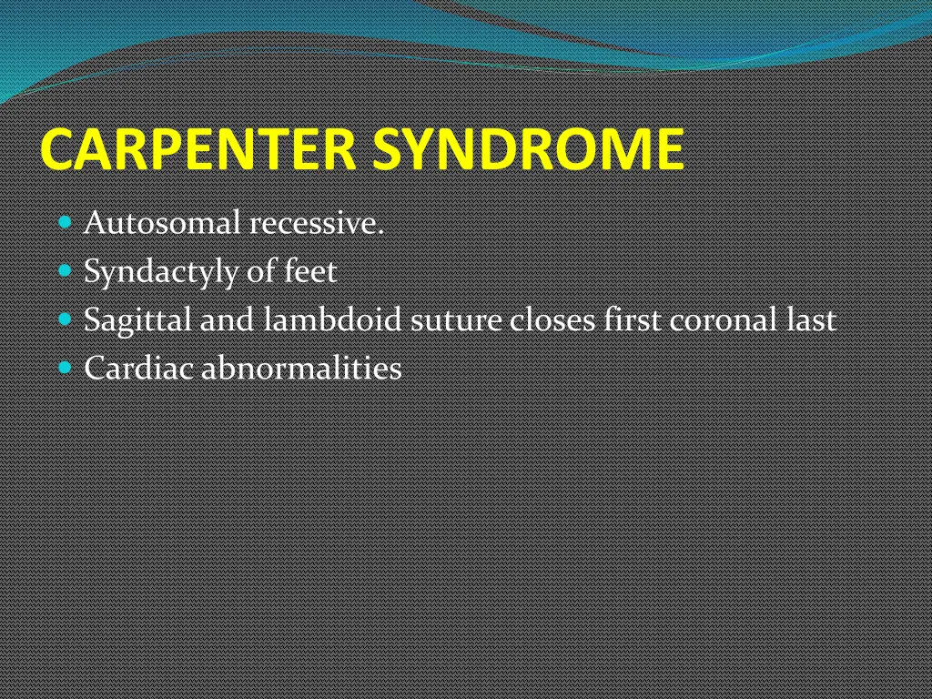 carpenter syndrome