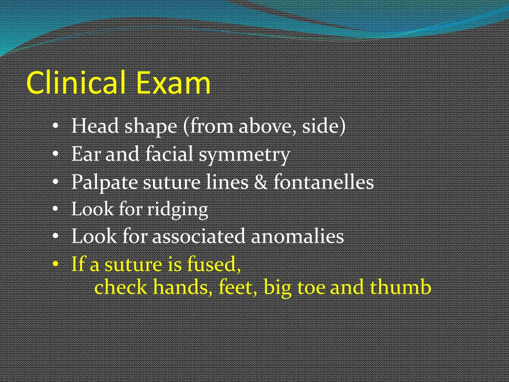 clinical exam