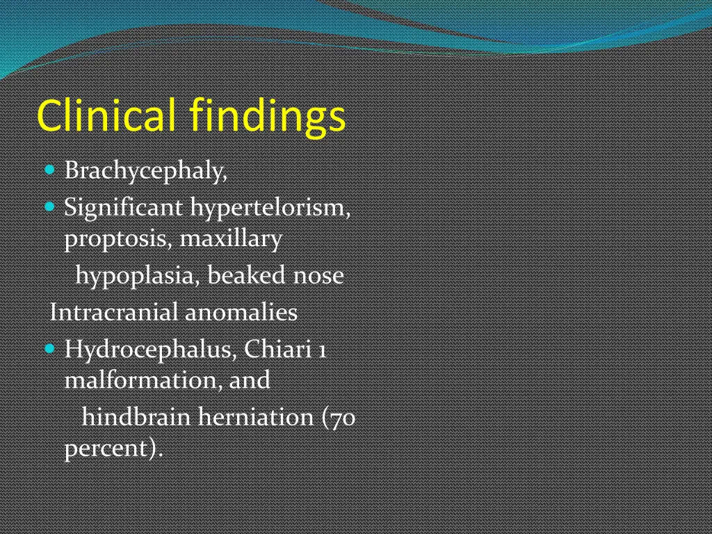 clinical findings