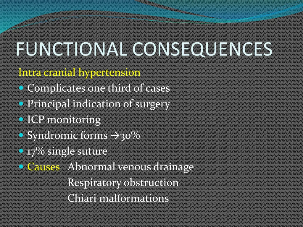 functional consequences