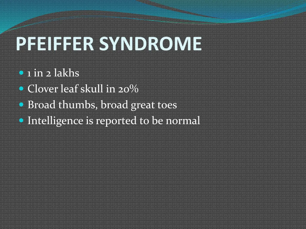 pfeiffer syndrome