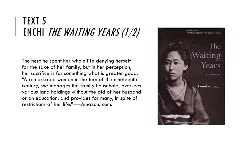 text 5 enchi the waiting years 1 2