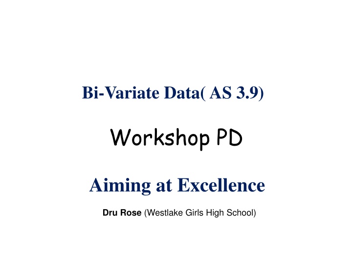 bi variate data as 3 9