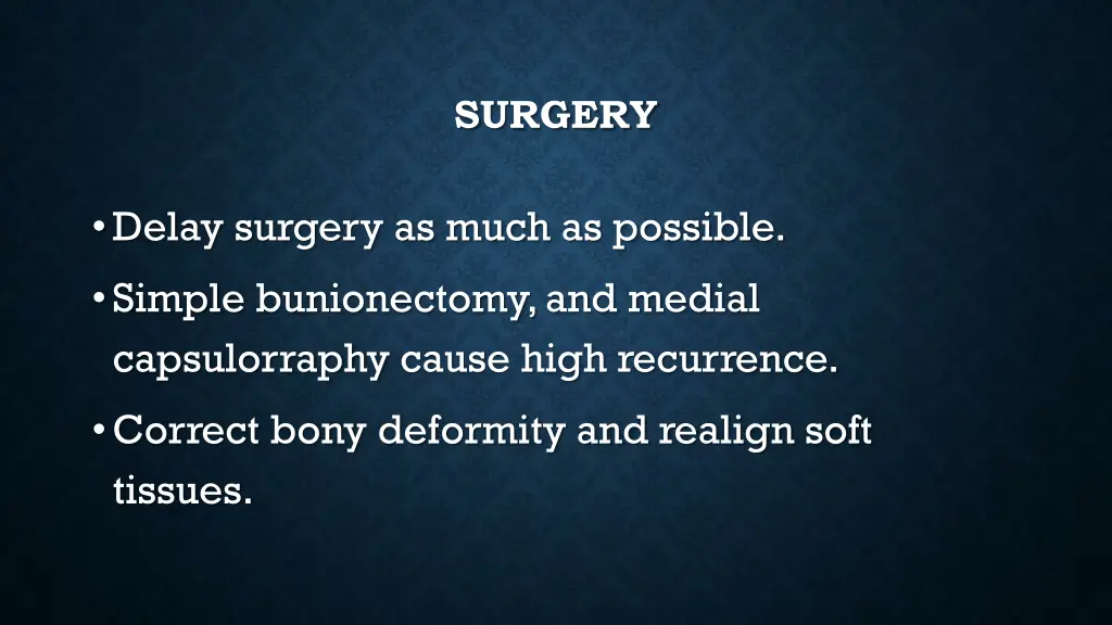 surgery