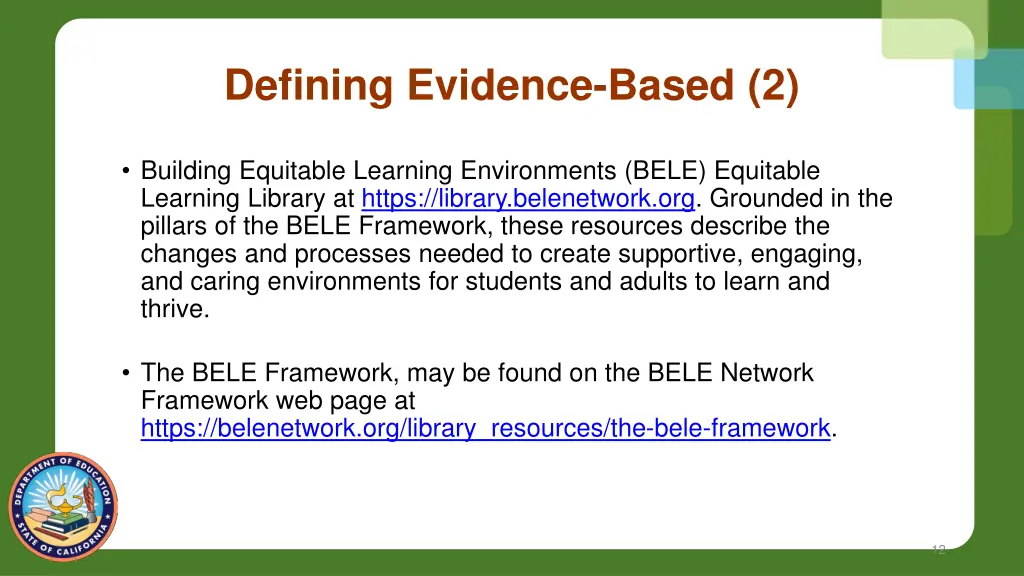 defining evidence based 2