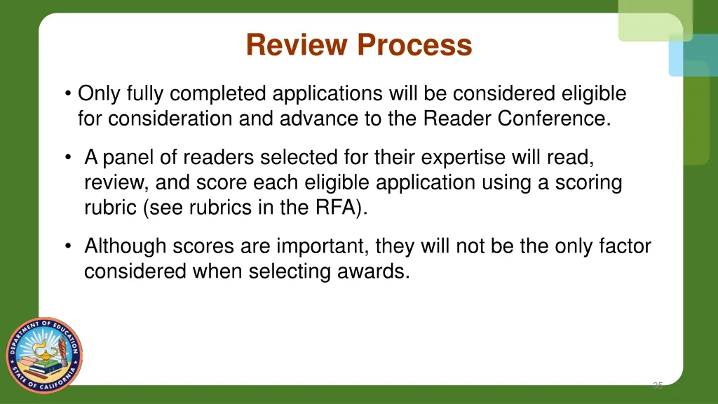 review process