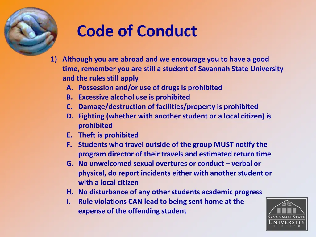 code of conduct