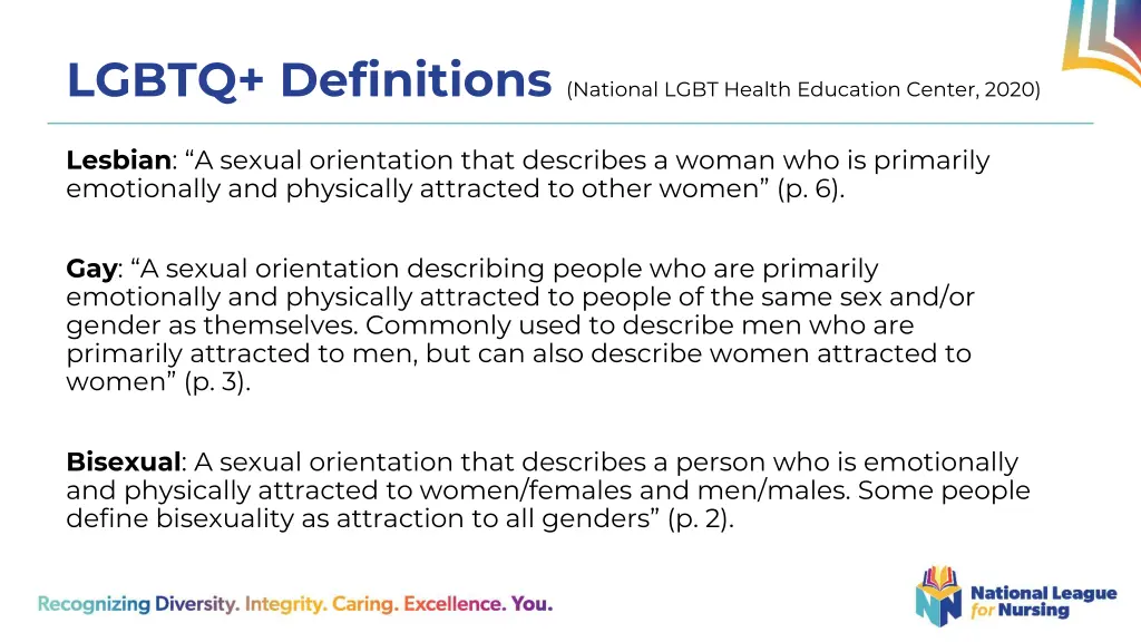 lgbtq definitions national lgbt health education