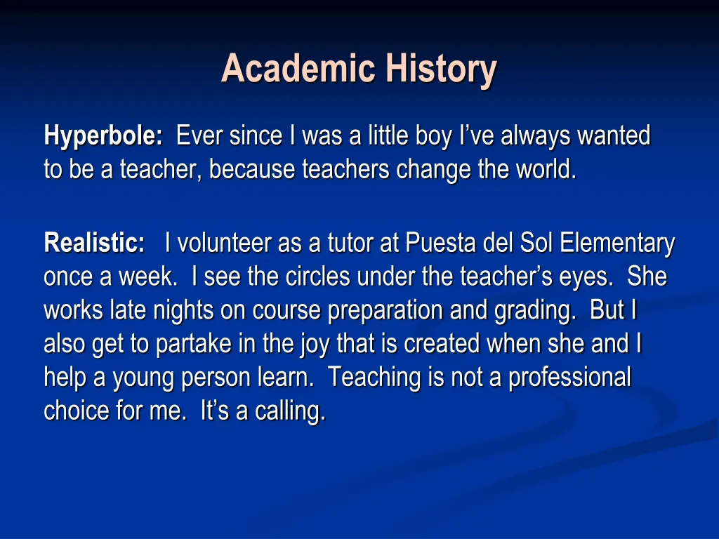 academic history 4