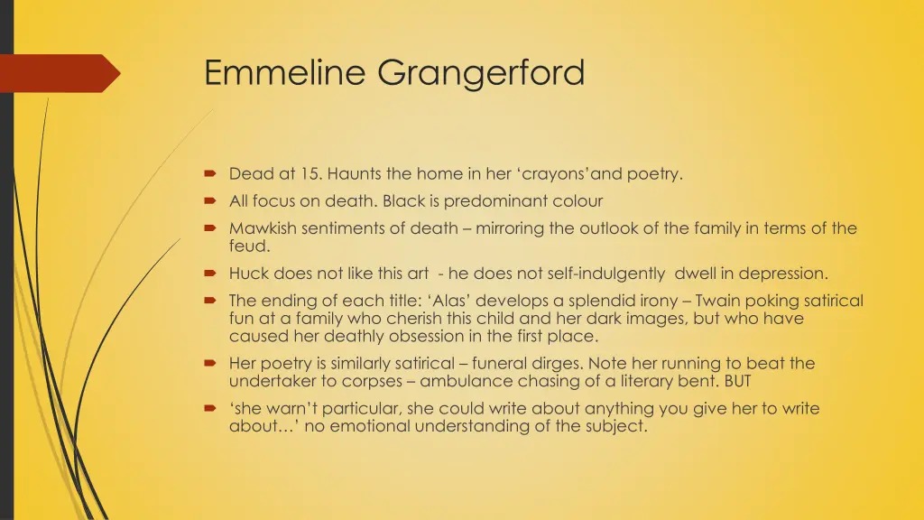 emmeline grangerford