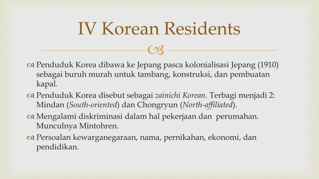 iv korean residents