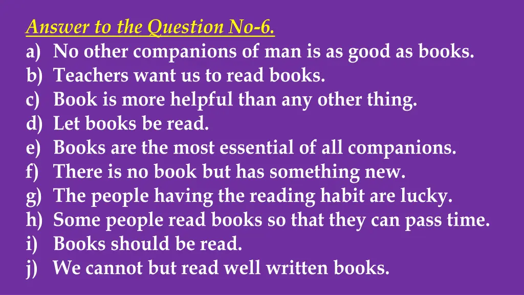 answer to the question no no other companions