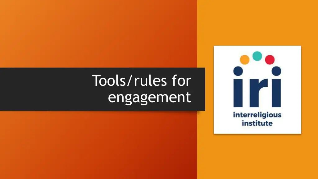 tools rules for engagement