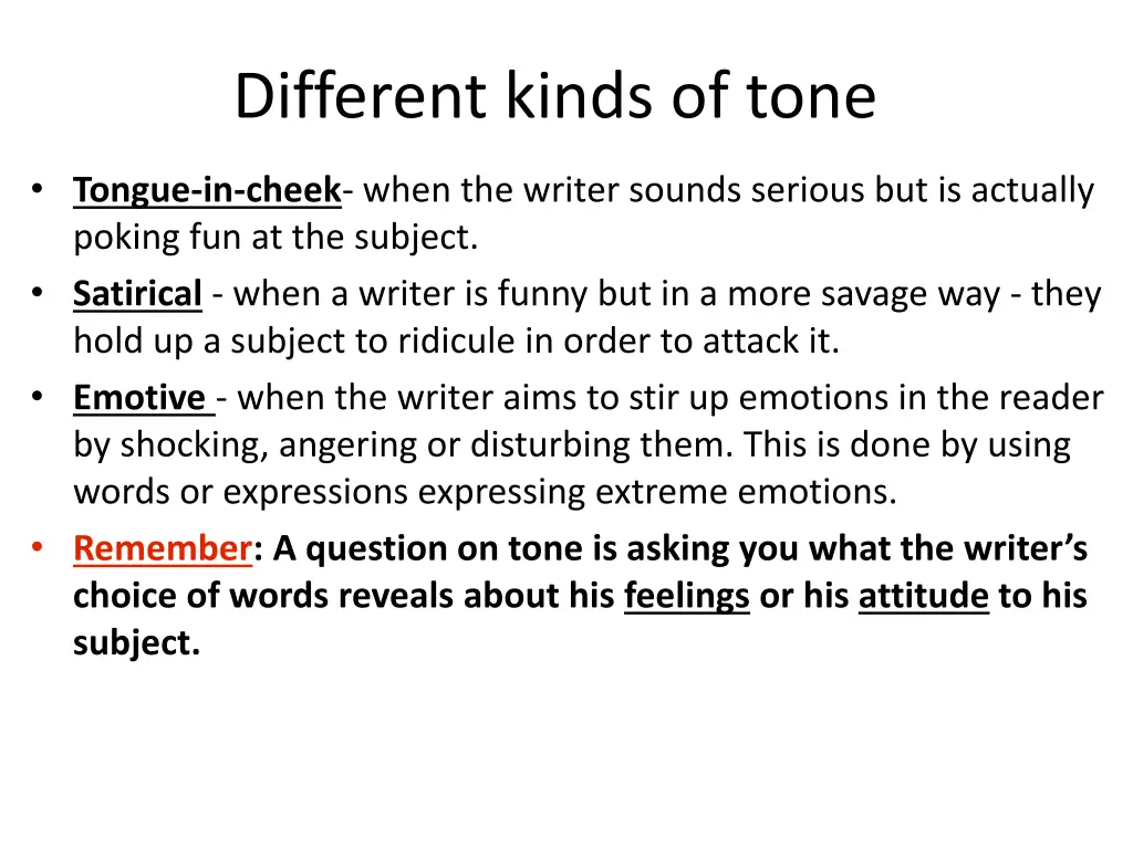 different kinds of tone 1