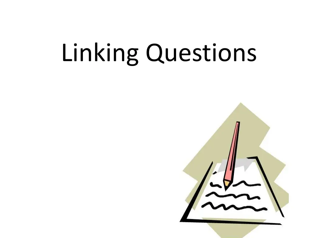 linking questions understanding