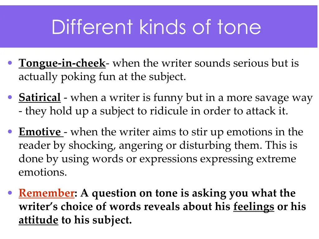 different kinds of tone 1