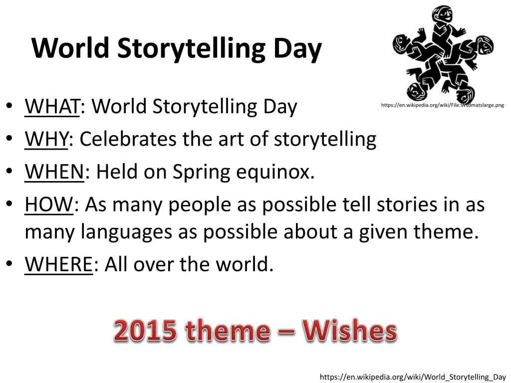 world storytelling day