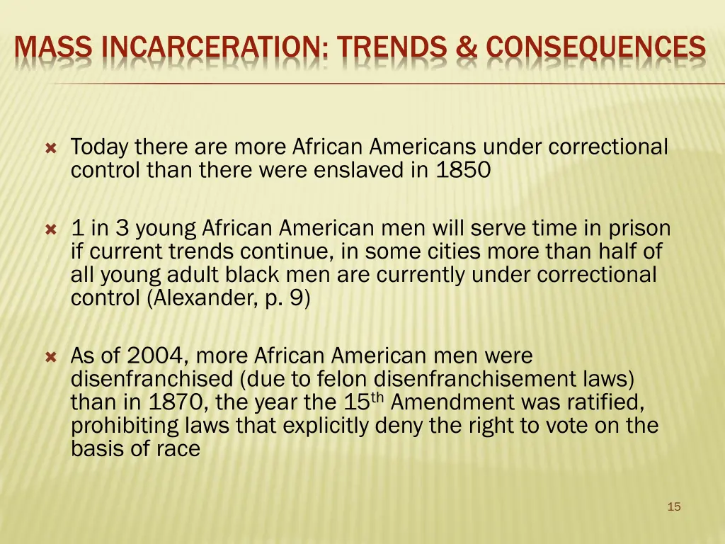 mass incarceration trends consequences