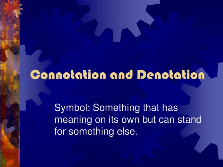 connotation and denotation