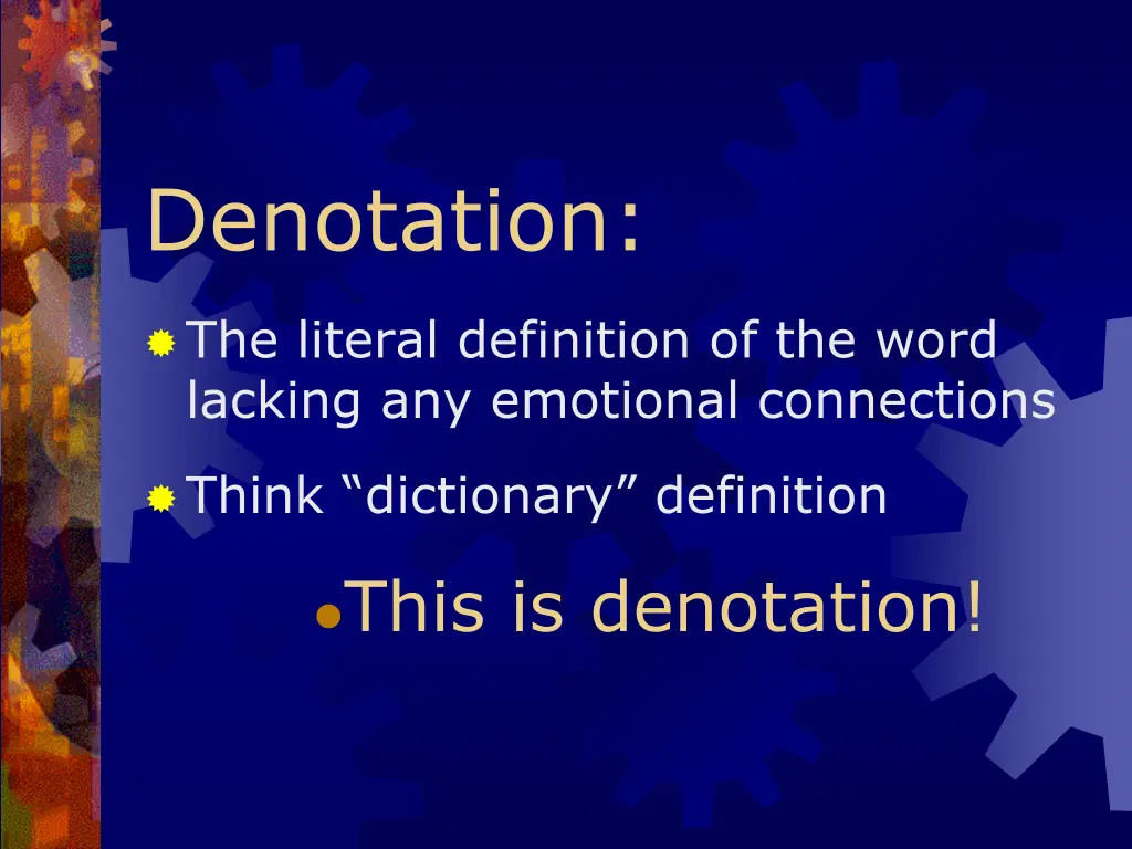 denotation