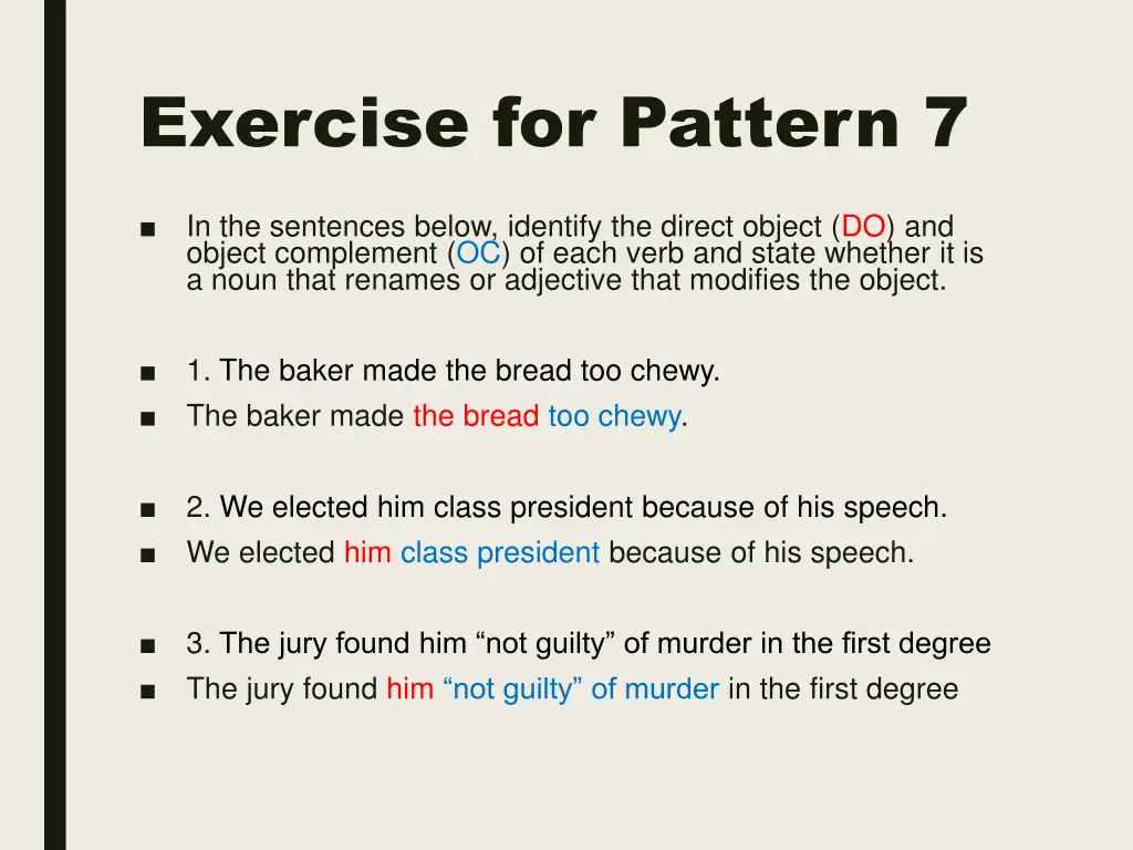 exercise for pattern 7