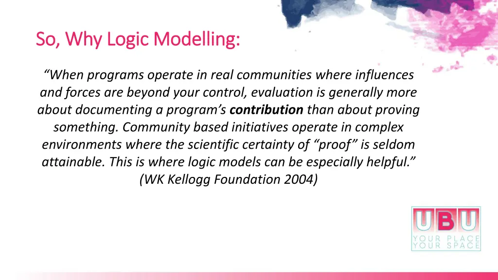 so why logic modelling so why logic modelling